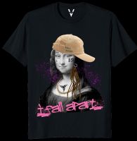 ผ้าฝ้าย 100%MONA X โพสต์ MALONE VALKYRE เสื้อยืด【s-5xl