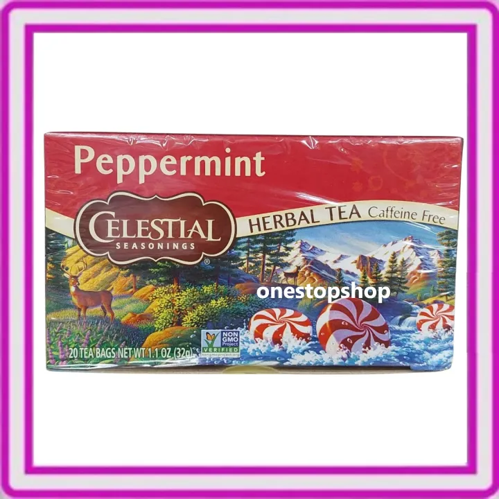 Celestial Seasonings Peppermint Herbal Tea 20 bags Lazada PH