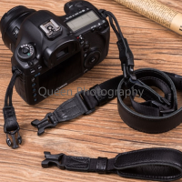 Simple กล้องสายคล้องไหล่ handmade ของแท้หนัง webbing DSLR คอสายรัดข้อมือสำหรับ canonnikon VINTAGE Original กล้อง WRIST