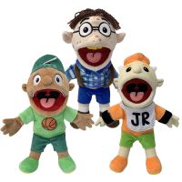 ของเล่นตุ๊กตาผ้ากำมะหยี่ Jeffy H Puppet Coby Junior Joseph ยัดไส้ด้วยปากขยับได้สำหรับเพลย์เฮาส์ Ks Kado Ulang Tahun