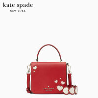 KATE SPADE NEW YORK STACI SQUARE HEART CROSSBODY BAG KA811 กระเป๋าสะพายข้าง