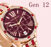 【สินค้าใหม่】Gen12 นาฬิกาโลหะอัจฉริยะ ความดันการนอน วัดค่านาฬิกาอเนกประสงค์แฟชั่นสุภาพสตรี