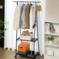 ราวมีล้อเลื่อนได้ ราวมินิมอล ที่เก็บเสื้อผ้า ที่แขวนเสื้อผ้า Triangular Clothes Rack with Wheels รับน้ำหนักได้สูงสุด 20กก. ขนาด 155x55ซม. Genz