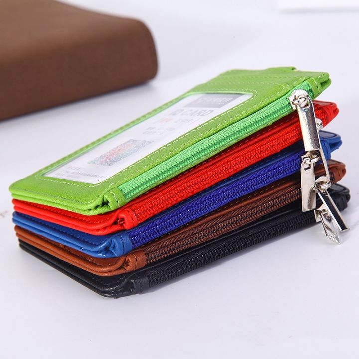 cw-1pc-leather-id-badge-card-holder-lanyard-business-organizer-wallet