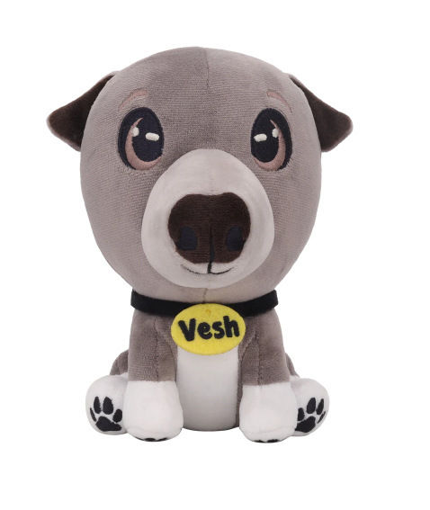 Cross-Border New Products Veshremy Plush Cute Sitting Dog Plush Pup and ...