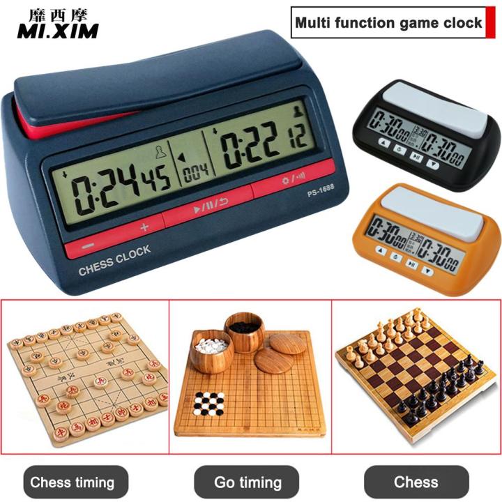 Professional Advanced Chess Digital Timer Chess Clock Count Up Down Board  Game Clock PS-1688