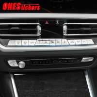 For BMW 3 Series G20 G21 G28 2019 2020 2021 2022+ Car Accessories Central Volume Seat Memory Headlight Switch Button Cover Trim