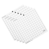 10pcs/1Pc Replacement Cutting Mat Transparent Adhesive Mat with Measuring Grid 12x12-Inch for Silhouette Cameo Plotter Machine