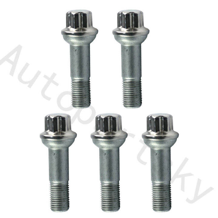 set-of-5pcs-wheel-lug-bolts-nuts-0009905407-0009904807-for-mercedes-benz-ml550-s500-glk350-s550-cl500-car-accessories