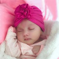 卍♂☊ Fashion Baby Hat Solid Turban Elastic Caps for Girls Baby Infant Accessories