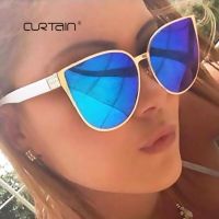 New Oversize Cat Eye Sunglasses Women Fashion Summer Style Big Size Frame Mirror Sun Glasses Female Oculos UV400