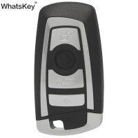 WhatsKey 34ปุ่มสมาร์ทรถปกเชลล์กุญแจสำหรับ BMW CAS4 3 5 7ชุด E90 E92 F10 F20 X5 Keyless E Ntry ระยะไกล Key FOB กรณี