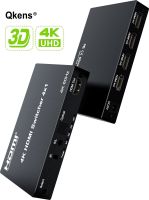 4K 60Hz 4x 1สวิตช์ HDMI Er 4 In 1 Out สวิตช์ HDMI R/l ตัวแปลงวิดีโอเครื่องแยกสัญญาณเสียงออปติคอลสำหรับกล้อง PS4โปรเจคเตอร์พีซีไปยังทีวี