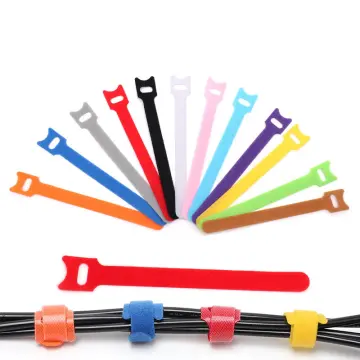 Ties Silicone Cable Wire Zip Strap Management Reusable-Taobao