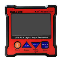 DXL360S ดิจิตอล LCD เครื่องวัดมุม Inclinometer เดี่ยว Dual แกนกล่องระดับ0.01องศา