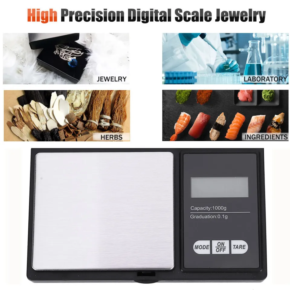 1pc Precision pocket scale, small herbal scale mini food scale, jewelry  scale, easy to carry