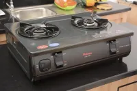 Bếp gas dương Paloma PA-6PEJ trưng bày nhập nhẩuTặng Dây gas ngắt gas tự độnghệ thống đánh lửa ICChất liệu đầu đốt:đồng thau bềncho lửa xanh