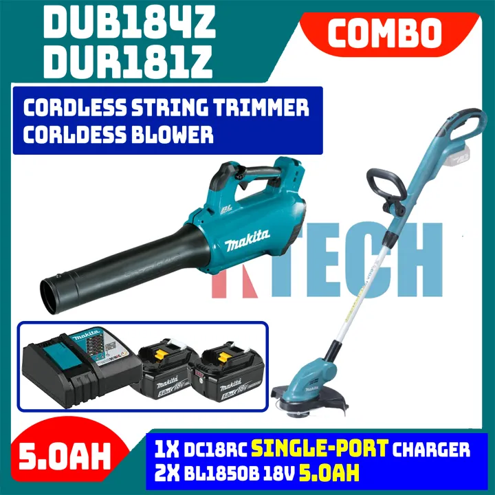 MAKITA COMBO DUB184Z + DUR181Z 18V CORDLESS BLOWER AND CORDLESS STRING