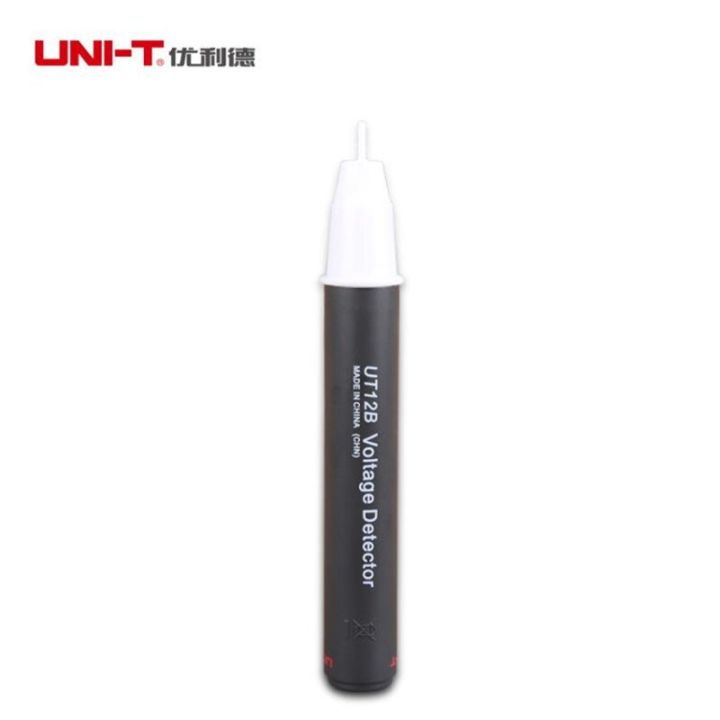 UNI-T UT12B Non-Contact ดินสอทดสอบความเหนี่ยวนำไฟฟ้าอุปกรณ์ตรวจกระแสไฟ AC 90V-1000V