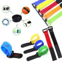 【CC】❁✸  10pcs/lot Reusable Reverse Buckle Cable Tie Self-Adhesive Fastener Tape Wire Organizer Ties