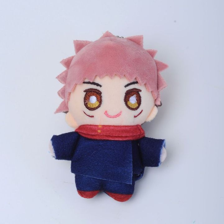 xuechuangying-yuji-itadori-prop-gift-anime-figure-children-toy-cartoon-room-decor-cosplay-doll-anime-plush-doll-keychain-pendant-plush-kryring-jujutsu