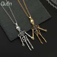 Skeleton Necklace Couples