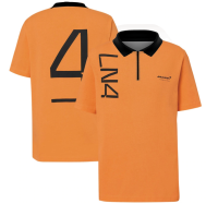 New Formula One Mclaren Team Racing Car Male Summer F1 polo T-Shirts 3D Print Sports Casual Large Size Round Collar  010