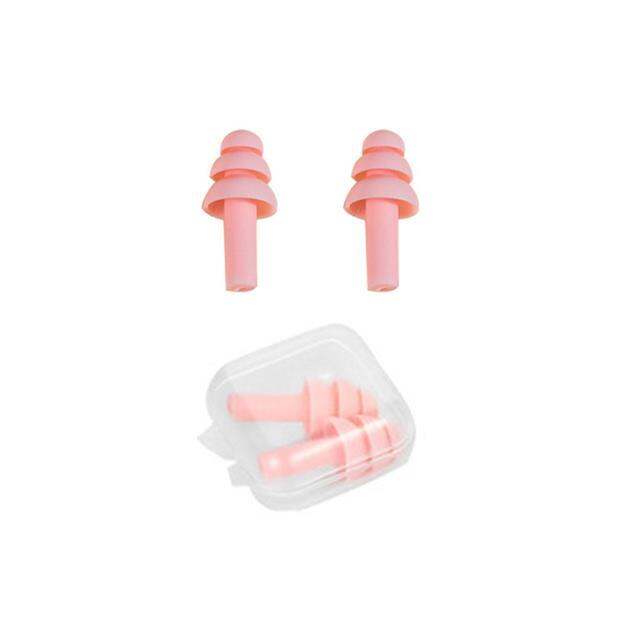 2pcs-ear-plugs-sound-insulation-waterproof-silicone-ear-protection-earplugs-anti-noise-sleeping-plug-for-travel-noise-reduction