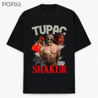 Tupac Shakur 2pac Hip Hop Vintage Retro 90S Streetwear กราฟิก Rap Tee เสื้อยืดผู้ชายแฟชั่นเสื้อ Harajuku ชายเสื้อผ้า S-5XL