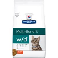 ด่วนโปร ส่งฟรี Hills Prescription Diet w/d Multi-Benefit Feline 1.5kg อาหารเม็ด แมว