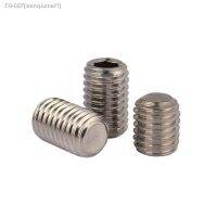 ₪ M1.6 M2 M2.5 M3 M3.5 M4 M5 M6 Stainless Steel DIN913 Hex Socket Set Screw With Flat Point SS304