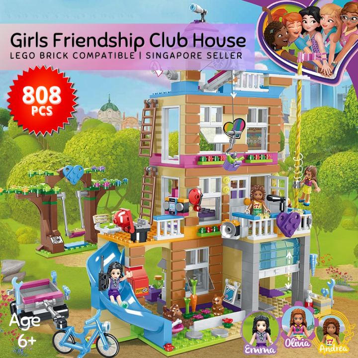 FRIENDS HEARTLAKE FRIENDSHIP HOUSE 41340 LEGO COMPATIBLE BRICK | Lazada ...