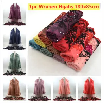 Trendy Women Muslim Jersey Hijab Scarf