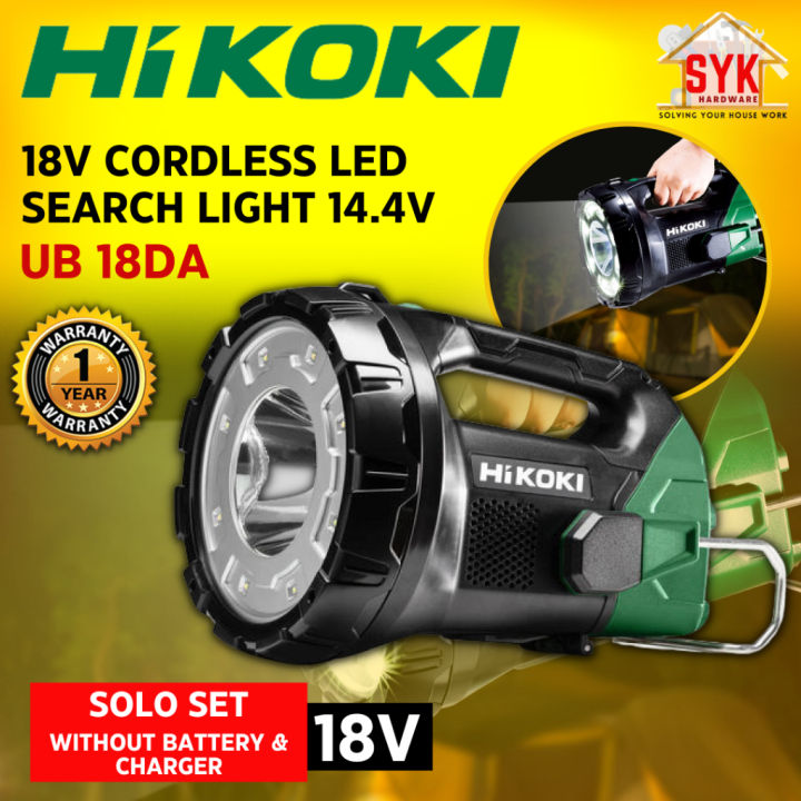 SYK HIKOKI UB 18DA 14.4V Cordless LED Search Light Lithium Battery