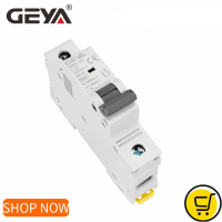 GEYA GYM9-125 MCB 80A 100A 125A Mini Circuit Breaker 1P กว้าง17.8มม. 230400V 6KA