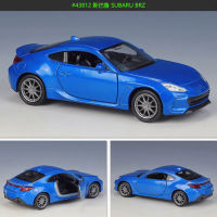 WELLY 1:36 SUBARU BRZ รถสปอร์ตจำลองสูง D Iecast รถโลหะอัลลอยรุ่นรถของเล่นเด็กของขวัญคอลเลกชัน