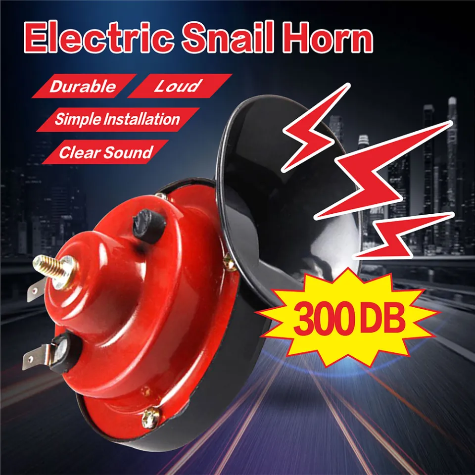 Truck Horn 12v Loud Train Car Horn Loud 110db, Car Horn Snail Shape Loud  Loud Loud Sound Power Loud Speaker For Car, Truck, Motorcycle (1 Pair)