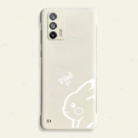 NORVIK การ์ตูนน่ารักลายปิกาจูสีขาวไร้ขอบเคสโทรศัพท์สีขาวสำหรับ Realme GT Master Edition นีโอ3นีโอ2 Neo 3T Neo 2T Neo 5G N11-3เคสฝาหลังสร้างสรรค์