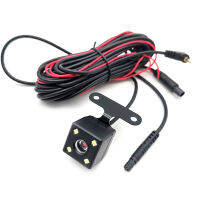 Universal รถด้านหลังกล้อง4 LED Night Vision สำรองที่จอดรถย้อนกลับกล้อง5 Pin Extension สำหรับ Dashcam