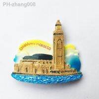 Morocco Casablanca tourism souvenirs magnets refrigerator Hassan II mosque three-dimensional decorations