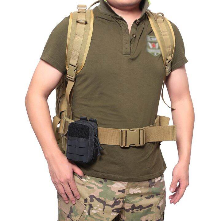 cod-luc-molle-กระเป๋าปฐมพยาบาล-กระเป๋าคาดเอว-กระเป๋าเป้สะพายหลัง-กระเป๋าคาดเอว-ผู้ชาย-ตั้งแคมป์-เดินป่า-ไฟฉาย-กระเป๋าเข็มขัด