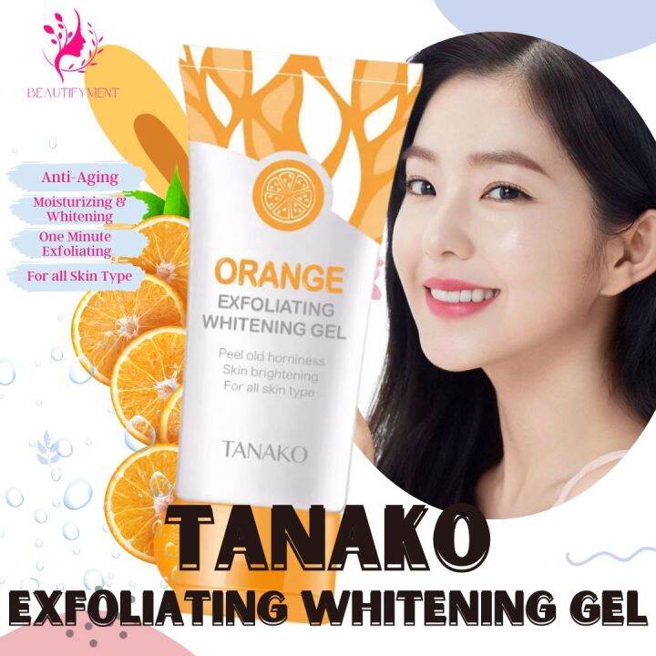 TANAKO EXFOLIATING WHITENING GEL GLUTA WHITENING LAZY CREAM⭐⭐⭐ Facial