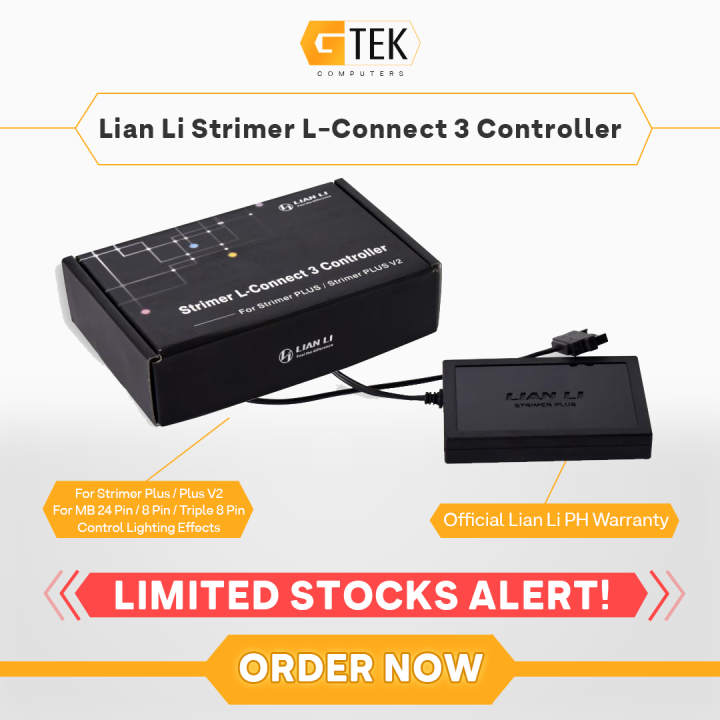 Lian Li Strimer L-Connect 3 Controller For Strimer PLUS / PLUS V2 ...