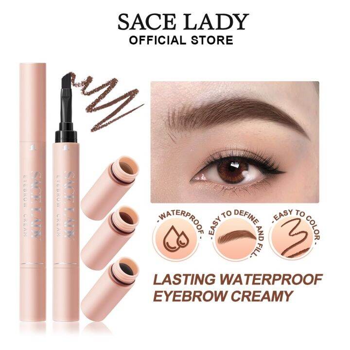 Sace Lady Eyebrow Cream Waterproof Long Lasting Tattoo Brow Gel With 