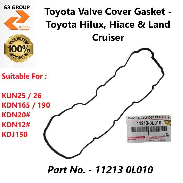 Toyota Valve Cover Gasket Toyota Hilux Hiace And Land Cruiser 11213