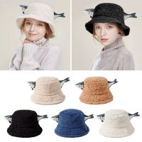 สินค้าใหม่ผ้ากำมะหยี่นุ่มปลาเค็ม Topi Bucket ให้ความอบอุ่นสำหรับหมวกปานามาฤดูหนาวหมวกชาวประมงผู้ชายผู้หญิง