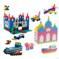 【CW】 1200 pieces of basic building construction toy sets children 39;s granule plastic assembly puzzle and enlightenment toys