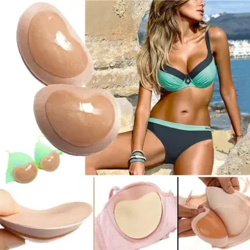 2023 Invisible Pads Women invisible Inserts Push Up Bra Insert Breast Bra  Triangle Pads Enhancer Breast Pads Silicone Gel Bra