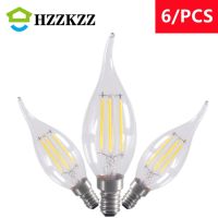 Selling Retro Led Dimmable Candle light C35 E14 E27 220V 2W 4W 6W Warm white 2700K Filament Bulbs Lamp For Chandelier Lighting