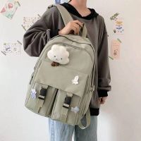 NP กระเป๋าสะพายหลัง จากไทย กระเป๋าเป้ผู้หญิง กระเป๋านักเรียน  College Fengsen College Student Female Simple Backpack สไตล์เกาหลี กระเป๋าสะพายแฟชั่น กระเป๋าสะพายสไตล์เกาหลี